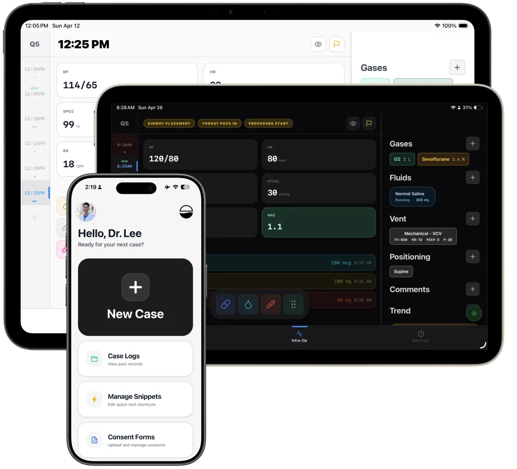 The Bolus app interface shown on iPhone and iPad